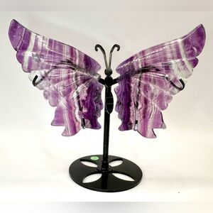 Purple Fluorite Butterfly Wings